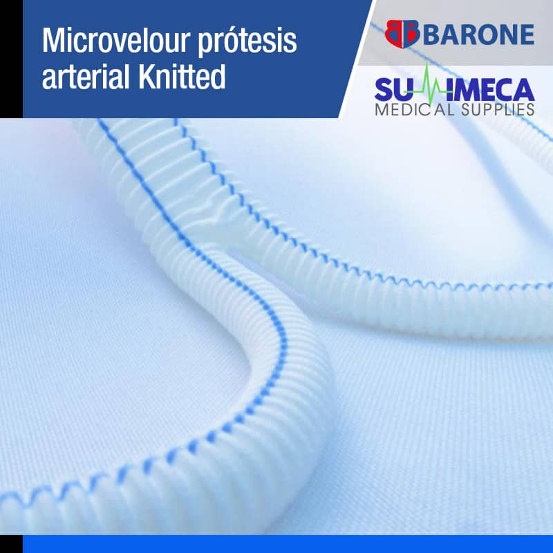 Microvelour Prótesis Arterial Knitted - Imagen 2