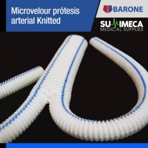 Microvelour Prótesis Arterial Knitted